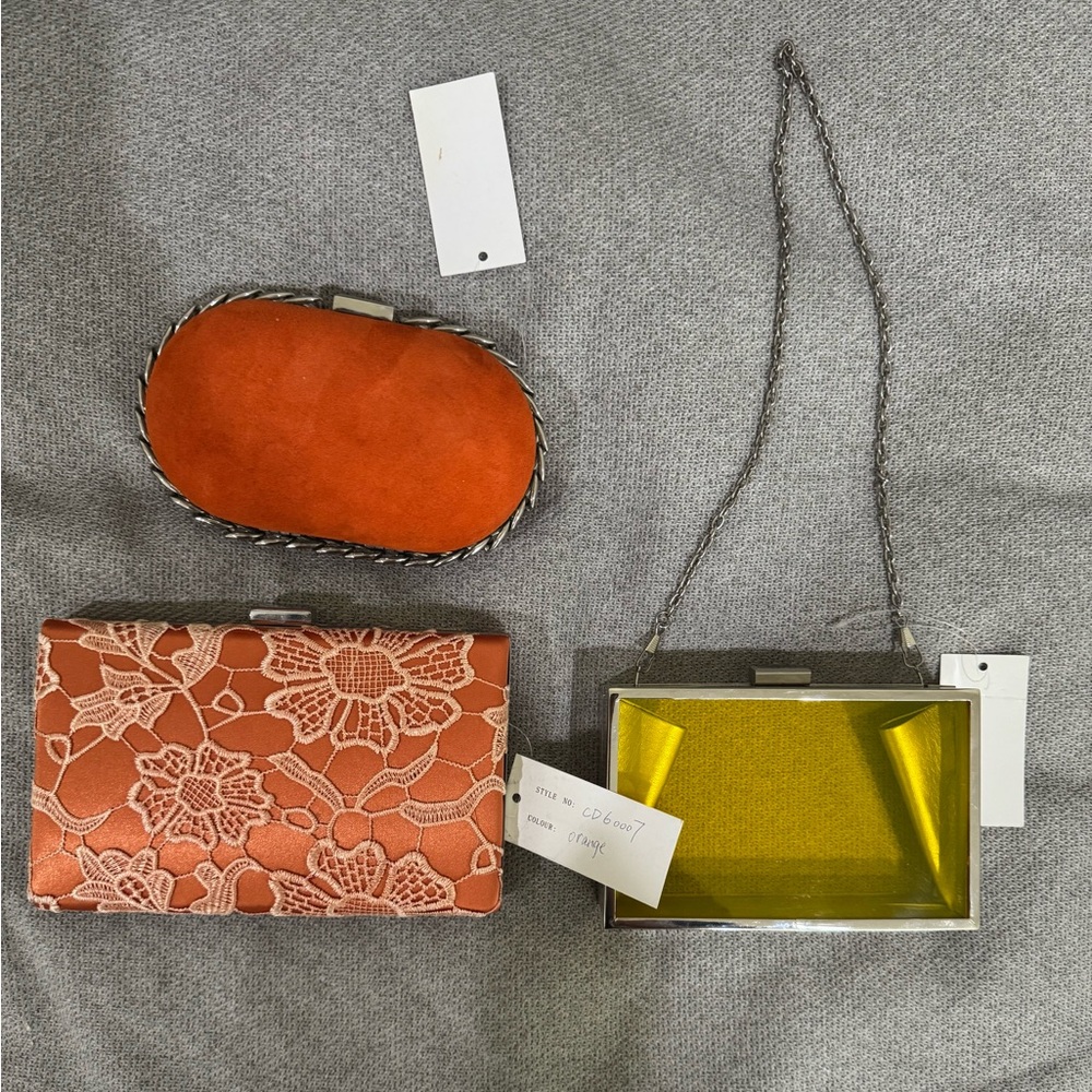 Orange and Yellow Clutch Set